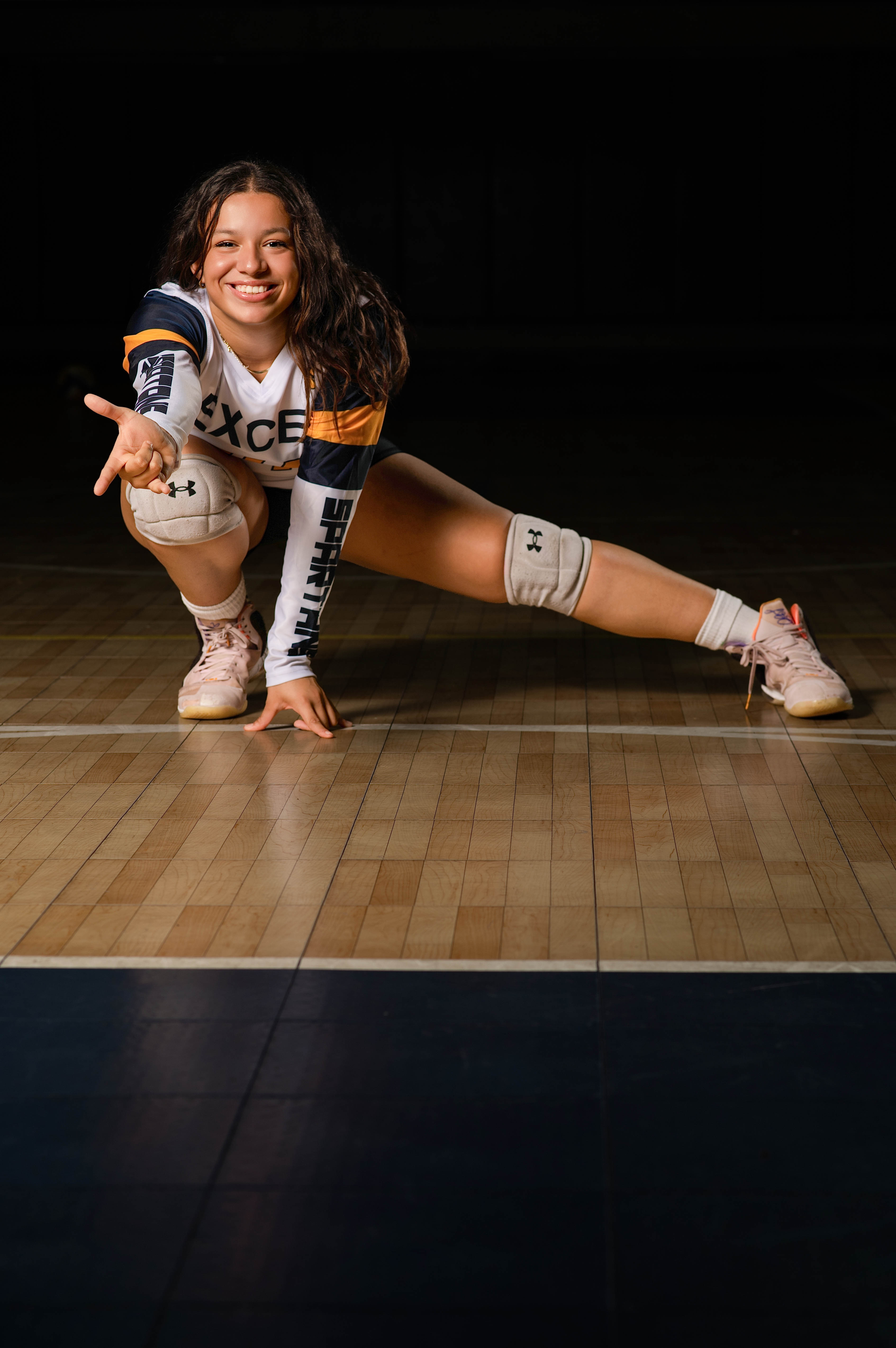 Volleyball athlete portrait